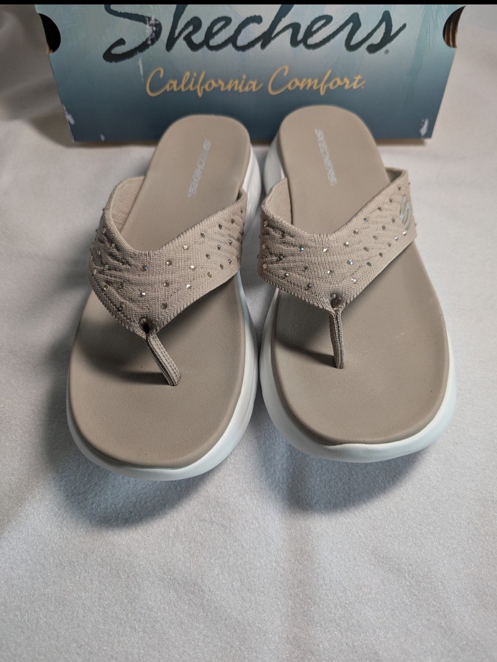 Skechers Sonic Lite Thong Sandal Sz 7M - Picture 2 of 8